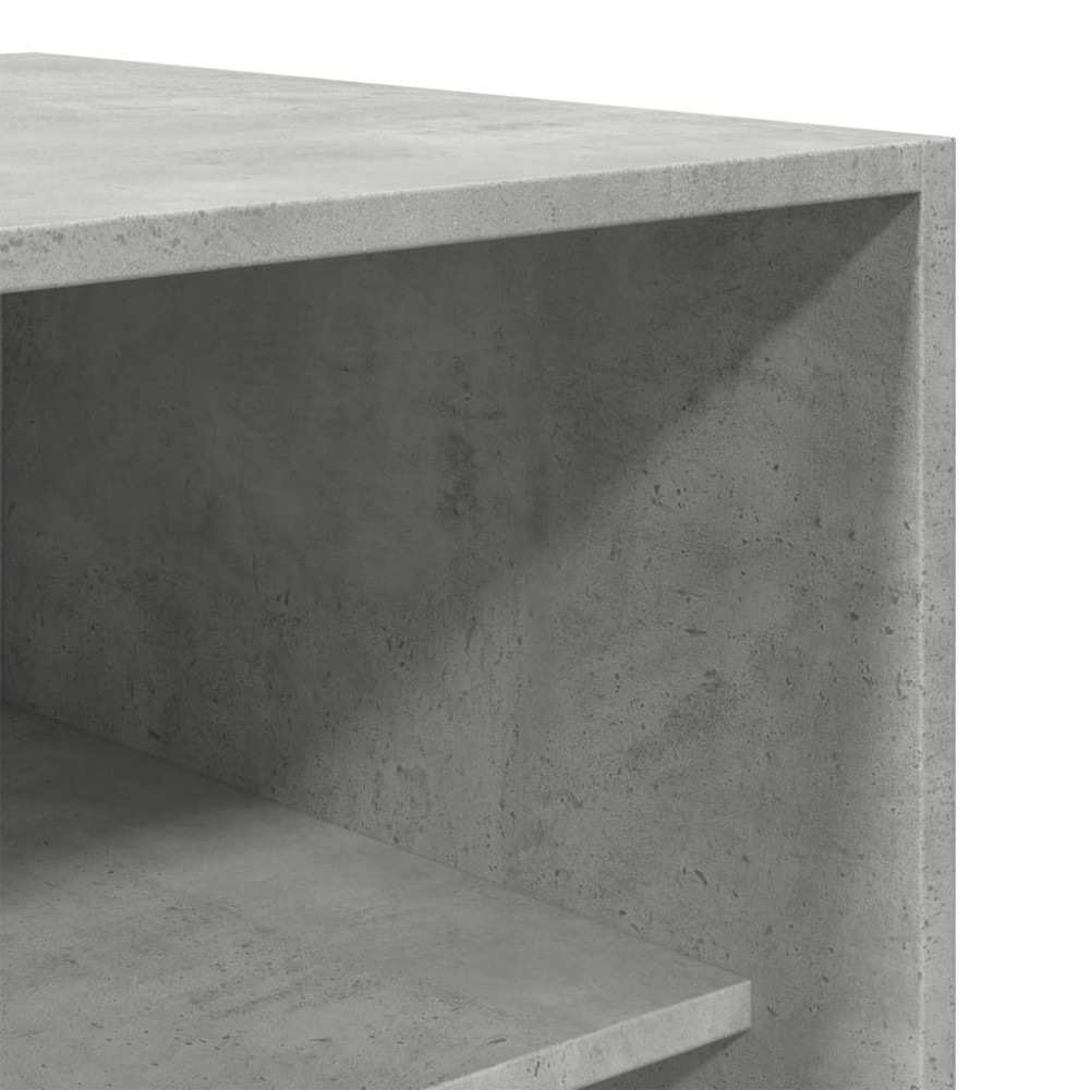 Produktbild för Garderob betonggrå 80x50x200 cm konstruerat trä
