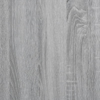 Produktbild för Garderob grå sonoma 80x50x200 cm konstruerat trä