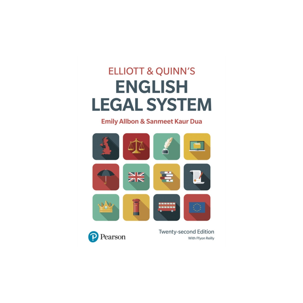 Produktbild för Elliott & Quinn's English Legal System (häftad, eng)