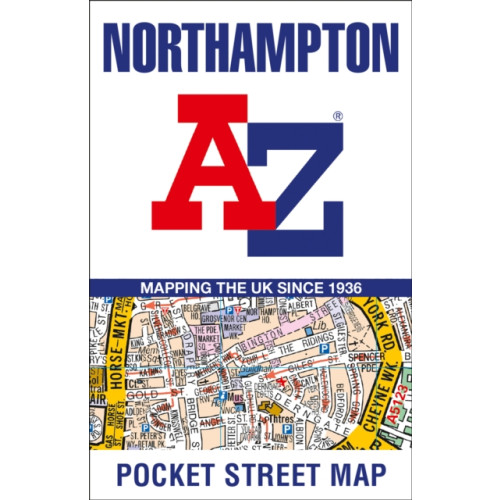 HarperCollins Publishers Northampton A-Z Pocket Street Map