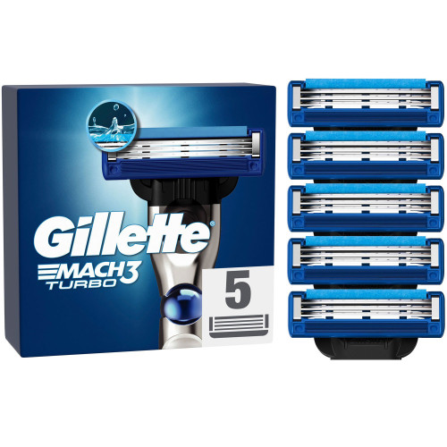 Gillette Rakblad Mach3 Turbo 5st