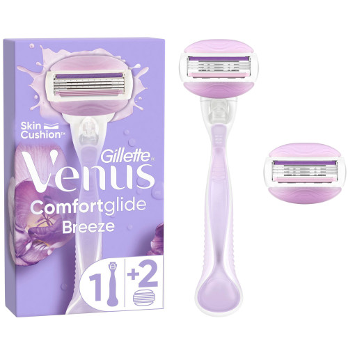 Gillette Rakhyvel Venus Comfortglide Breeze 2st rakblad