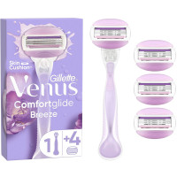 Produktbild för Rakhyvel Venus Comfortglide Breeze 4st rakblad