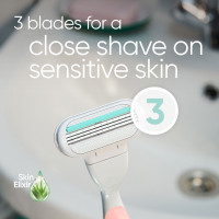 Produktbild för Rakhyvel Smooth Sensitive 2st rakblad