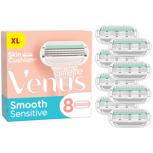 Gillette Rakblad Venus Smooth Sensitive 8st