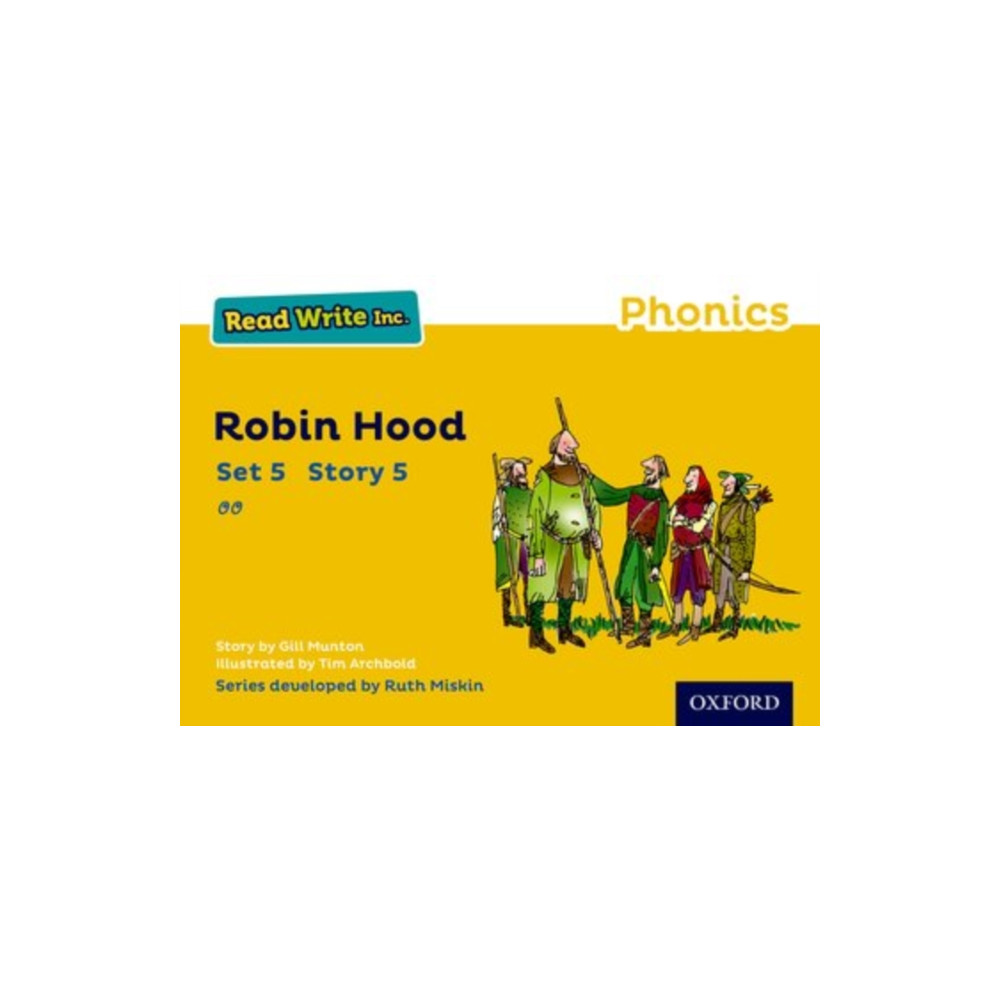 Produktbild för Read Write Inc. Phonics: Robin Hood (Yellow Set 5 Storybook 5) (häftad, eng)