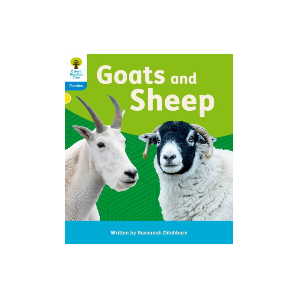 Produktbild för Oxford Reading Tree: Floppy's Phonics Decoding Practice: Oxford Level 3: Goats and Sheep (häftad, eng)