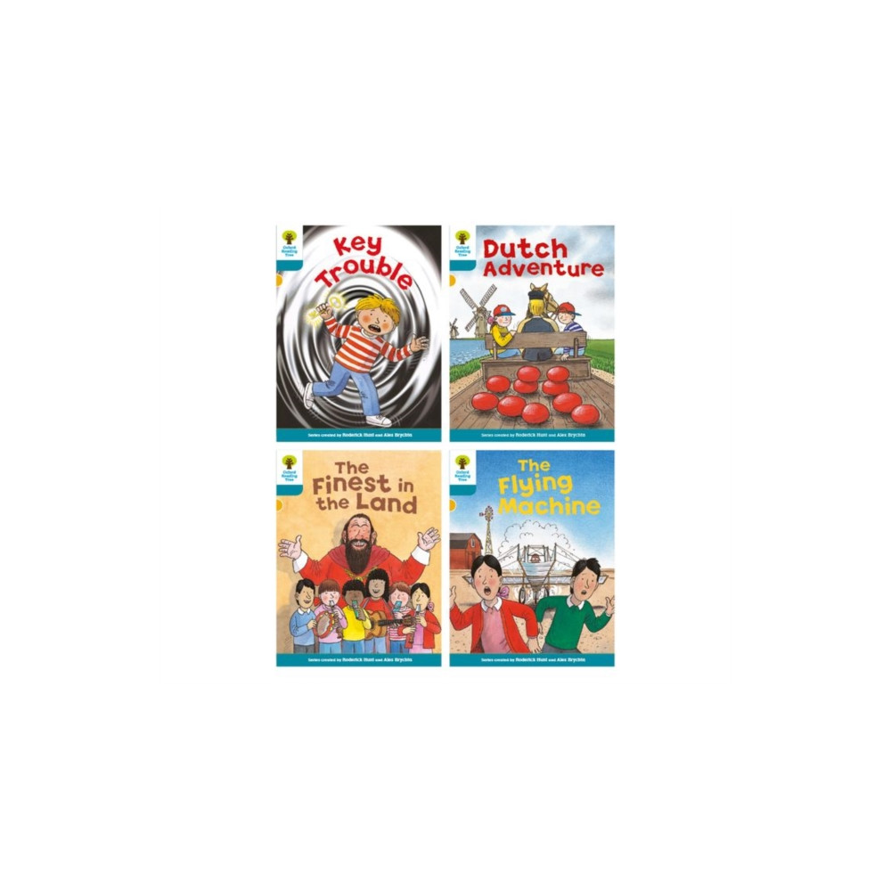 Produktbild för Oxford Reading Tree: Biff, Chip and Kipper Stories: Oxford Level 9: Mixed Pack of 4 (häftad, eng)