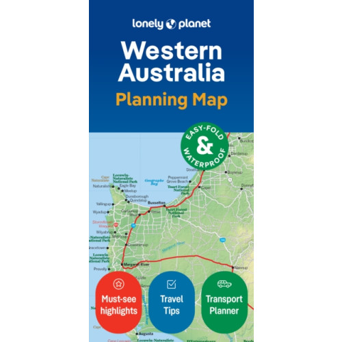 Lonely Planet Global Limited Lonely Planet Western Australia Planning Map