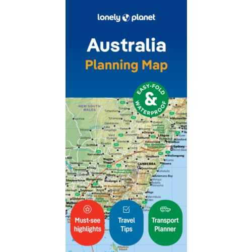 Lonely Planet Global Limited Lonely Planet Australia Planning Map