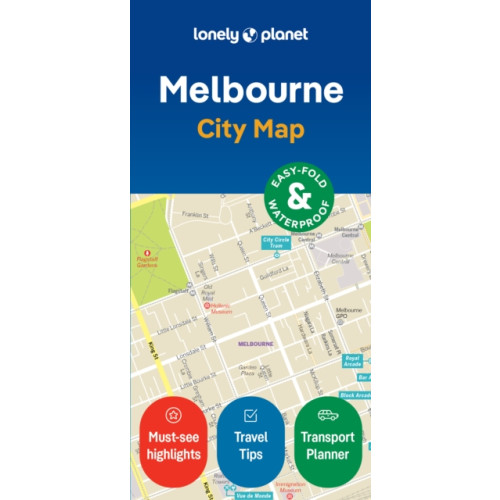 Lonely Planet Global Limited Lonely Planet Melbourne City Map