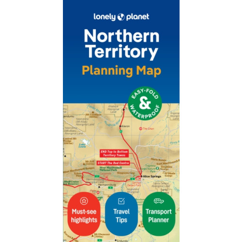 Lonely Planet Global Limited Lonely Planet Northern Territory Planning Map