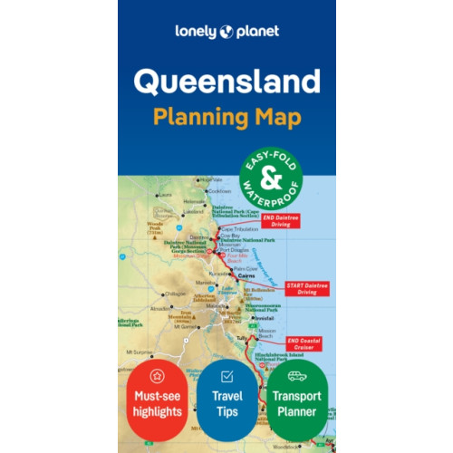 Lonely Planet Global Limited Lonely Planet Queensland Planning Map