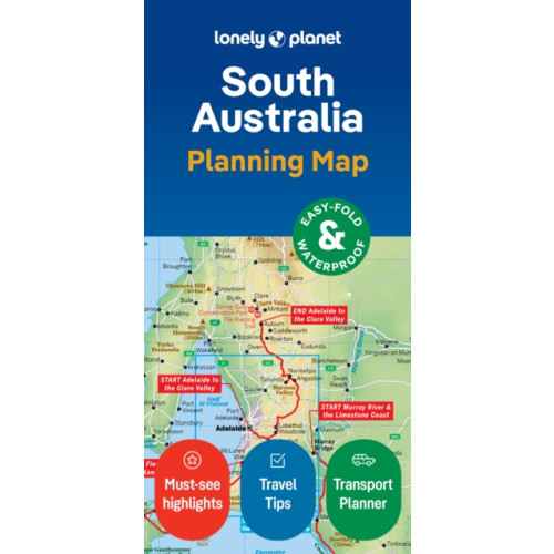 Lonely Planet Global Limited Lonely Planet South Australia Planning Map