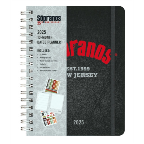 Insight Editions 2025 The Sopranos 13-Month Weekly Planner (inbunden, eng)