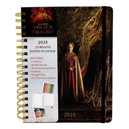 Insight Editions 2025 House of the Dragon 13-Month Weekly Planner (inbunden, eng)