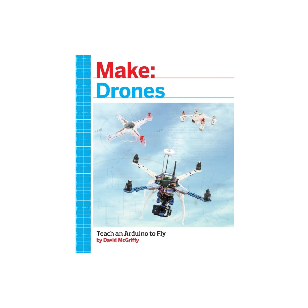 Produktbild för Make: Drones (häftad, eng)