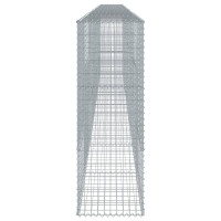 Produktbild för Gabionkorg med skydd 800x50x150 cm galvaniserat järn