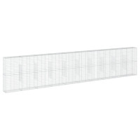 Produktbild för Gabionkorg med skydd 1000x50x200 cm galvaniserat järn
