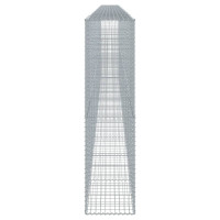 Produktbild för Gabionkorg med skydd 1000x50x200 cm galvaniserat järn