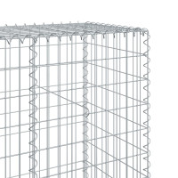 Produktbild för Gabionkorg med skydd 1000x50x200 cm galvaniserat järn