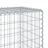 Produktbild för Gabionkorg med skydd 1100x50x150 cm galvaniserat järn