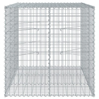 Produktbild för Gabionkorg med skydd 150x100x100 cm galvaniserat järn