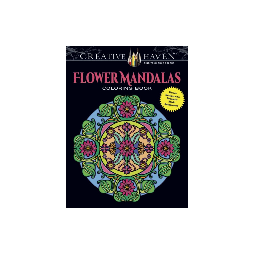 Produktbild för Creative Haven Flower Mandalas Coloring Book (häftad, eng)