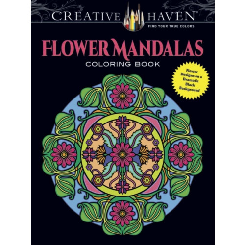 Dover publications inc. Creative Haven Flower Mandalas Coloring Book (häftad, eng)