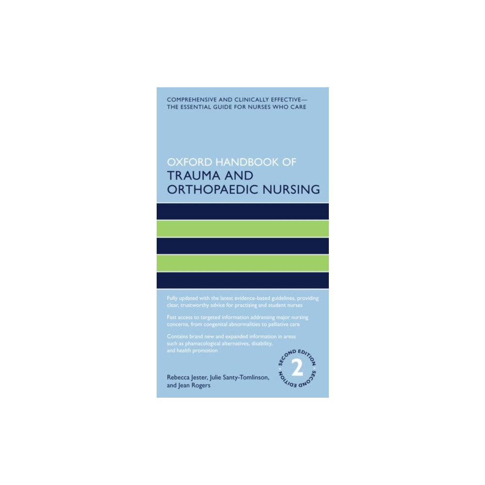 Produktbild för Oxford Handbook of Trauma and Orthopaedic Nursing (häftad, eng)