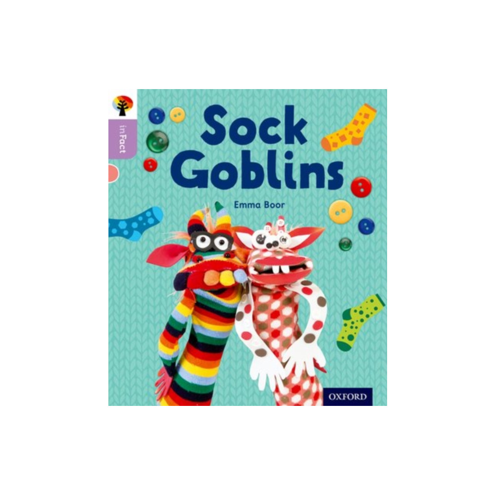 Produktbild för Oxford Reading Tree inFact: Oxford Level 1+: Sock Goblins (häftad, eng)