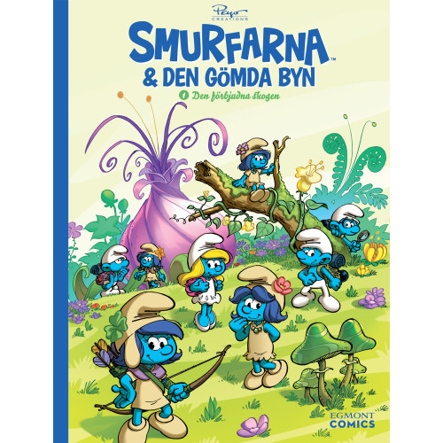 Egmont Story House Smurfarna och den gömda byn. Den förbjudna skogen (bok, kartonnage)