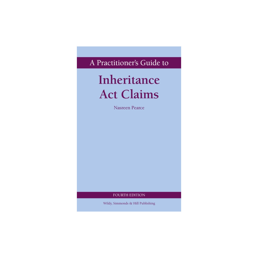 Produktbild för A Practitioner's Guide to Inheritance Act Claims (inbunden, eng)