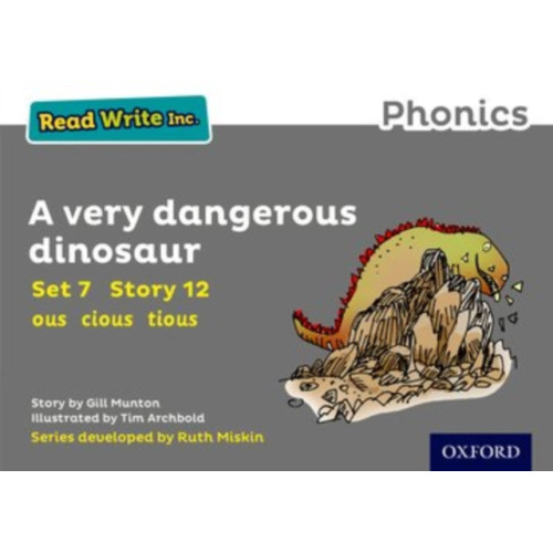 Oxford University Press Read Write Inc. Phonics: A Very Dangerous Dinosaur (Grey Set 7 Storybook 12) (häftad, eng)