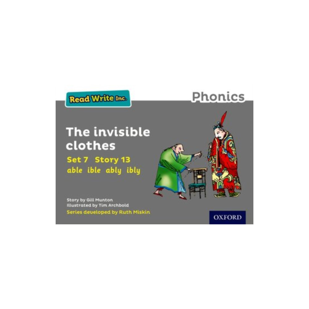 Produktbild för Read Write Inc. Phonics: The Invisible Clothes (Grey Set 7 Storybook 13) (häftad, eng)