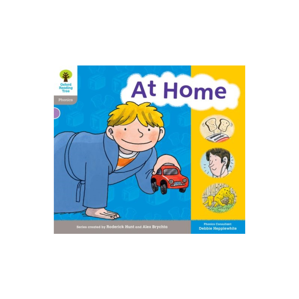 Produktbild för Oxford Reading Tree: Level 1: Floppy's Phonics: Sounds and Letters: At Home (häftad, eng)