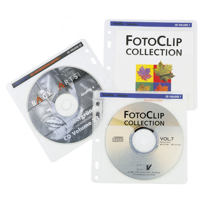 Produktbild för CD-ROM Sleeve för Pärm 80-pack