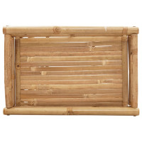 Produktbild för Hopfällbart brickbord 60x40x68 cm bambu