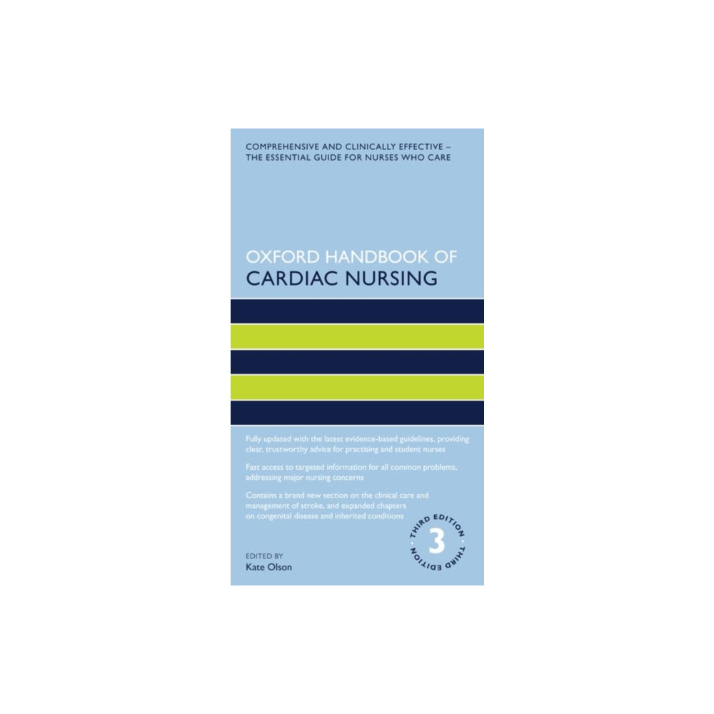 Produktbild för Oxford Handbook of Cardiac Nursing (häftad, eng)