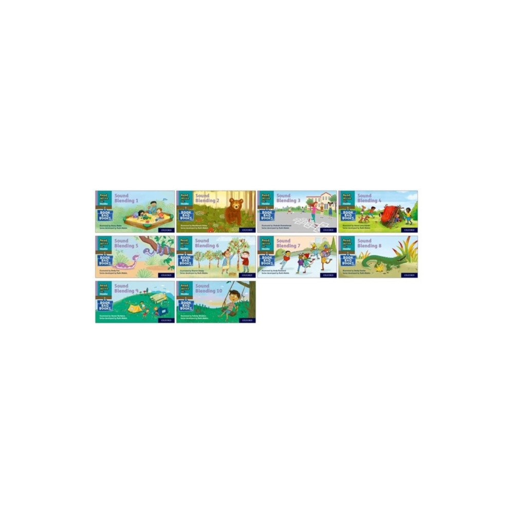 Produktbild för Read Write Inc. Phonics: Sound Blending Book Bag Books (Mixed Pack of 10) (häftad, eng)