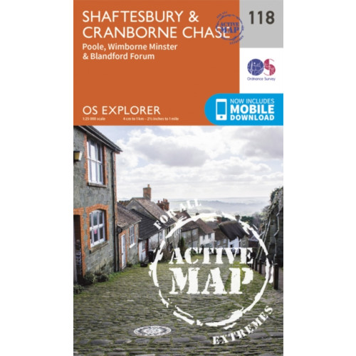 Ordnance Survey Shaftesbury, Cranbourne Chase, Poole, Wimbourne Minster and Blandford