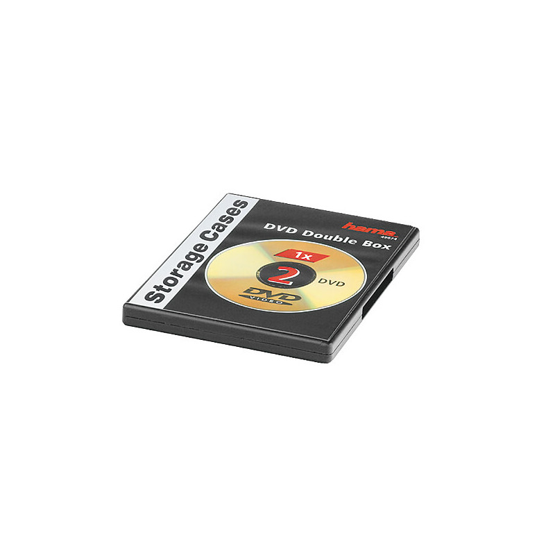 Produktbild för DVD-box Dubbel Svart 5-pack
