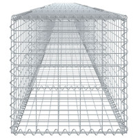 Produktbild för Gabionkorg med skydd 1000x50x50 cm galvaniserat järn