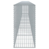 Produktbild för Gabionkorg med skydd 700x50x100 cm galvaniserat järn