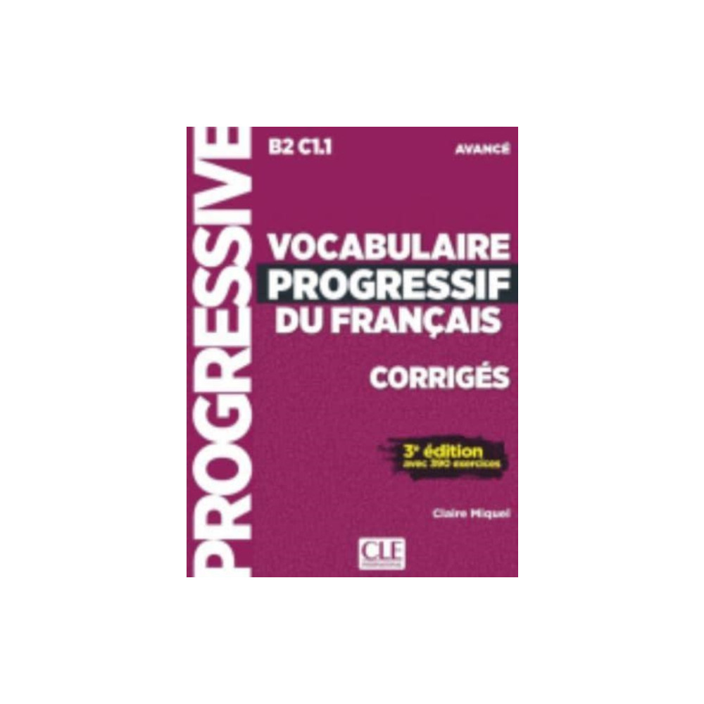 Produktbild för Vocabulaire progressif du francais - Niveau avance B2/C1 - Corriges (häftad, fre)