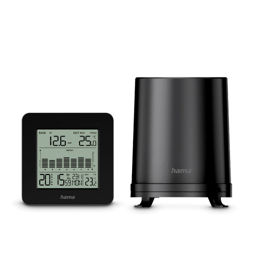 Hama Weather Station Mykonos Black