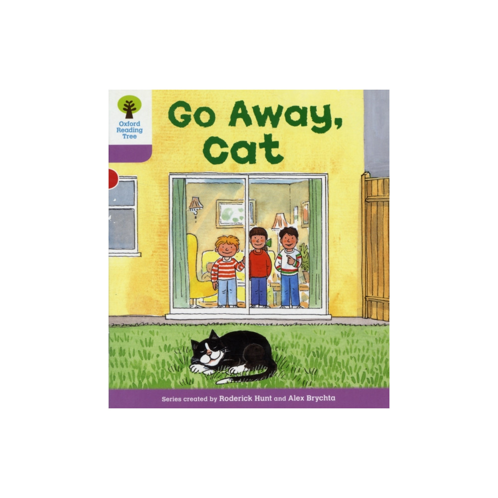 Produktbild för Oxford Reading Tree: Level 1+: More First Sentences A: Go Away Cat (häftad, eng)