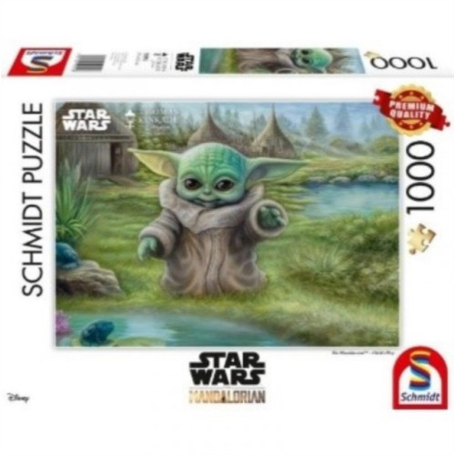 Asmodee Disney Star Wars - 'The Mandalorian - Child's Play' by Thomas Kinkade 1000 Piece Schmidt Puzzle (häftad, eng)