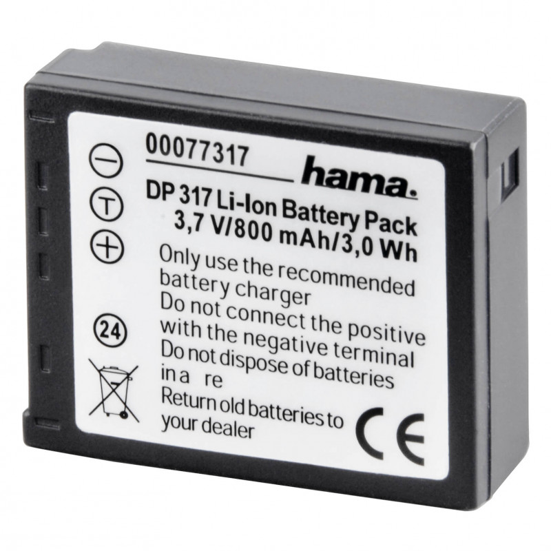 Produktbild för Kamerabatteri Panasonic CGA-S007 Li-Ion 3,7V/800mAh