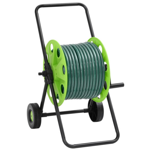 vidaXL Slangvagn med 30 m med slangkoppling 0,5" 30 m PVC